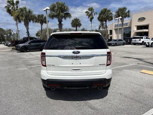 WHITE PLATINUM MET TRI-COAT 2015 Ford Explorer Limited