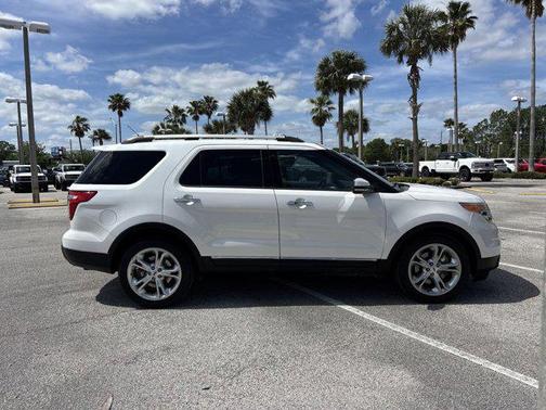 WHITE PLATINUM MET TRI-COAT 2015 Ford Explorer Limited