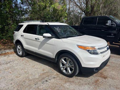 WHITE PLATINUM MET TRI-COAT 2015 Ford Explorer Limited