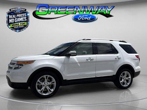 WHITE PLATINUM MET TRI-COAT 2015 Ford Explorer Limited