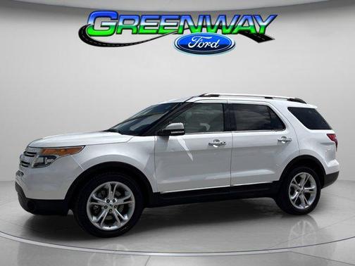 WHITE PLATINUM MET TRI-COAT 2015 Ford Explorer Limited