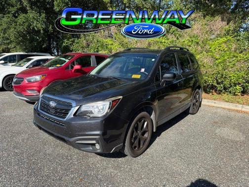 Dark Gray Metallic 2018 Subaru Forester 2.5i Premium Black Edition