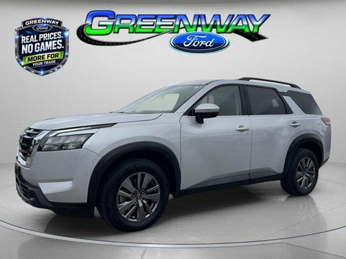 Brilliant Silver Metallic 2025 Nissan Pathfinder SV 4WD