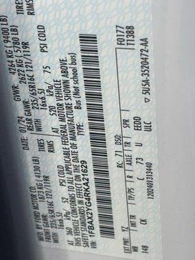 OXFORD WHITE 2024 Ford Transit-350 XLT