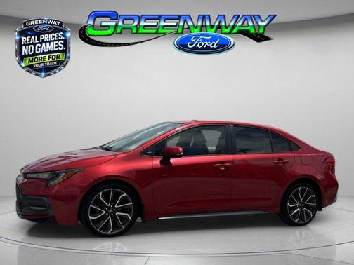 Barcelona Red Metallic 2021 Toyota Corolla SE