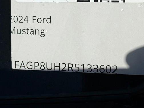 SHADOW BLACK 2024 Ford Mustang EcoBoost Premium