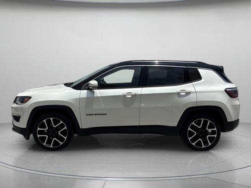Pearl White Tri-Coat 2018 Jeep Compass Limited