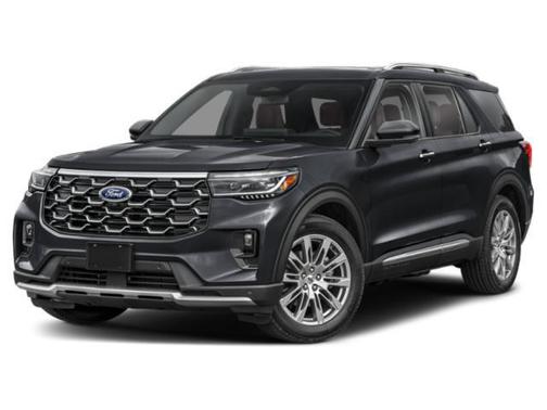 Agate Black Metallic 2026 Ford Explorer Platinum