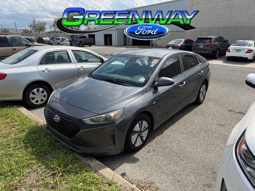 Summit Gray 2018 Hyundai IONIQ Hybrid Blue