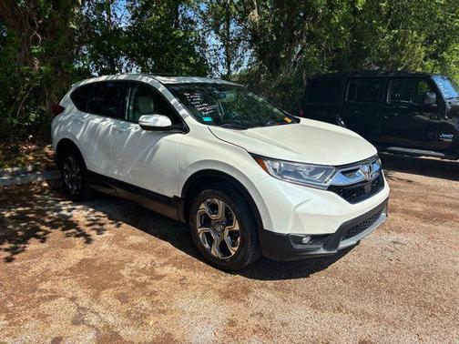 White Diamond Pearl 2018 Honda CR-V EX