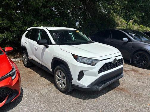 White 2022 Toyota RAV4 LE