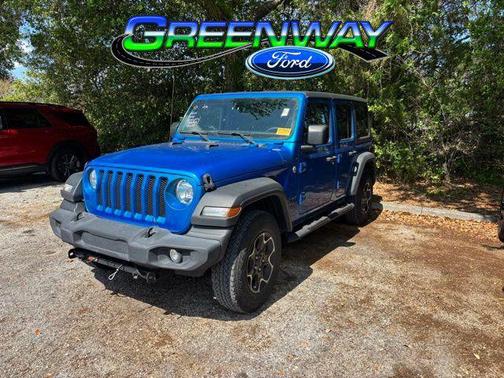 Hydro Blue Pearlcoat 2021 Jeep Wrangler Unlimited Sport