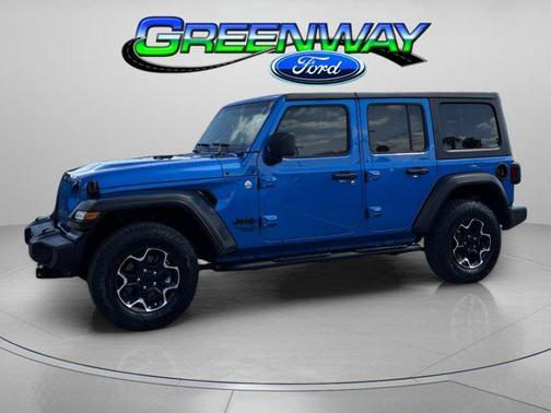 Hydro Blue Pearlcoat 2021 Jeep Wrangler Unlimited Sport