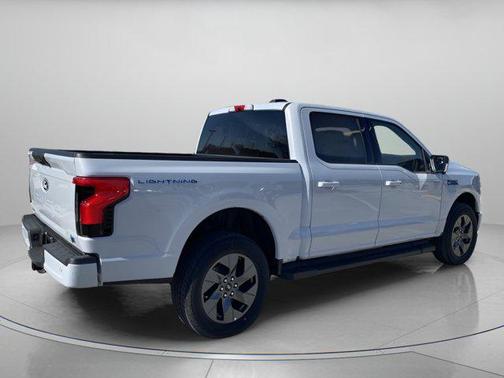 SPACE WHITE METALLIC 2025 Ford F-150 Lightning Flash