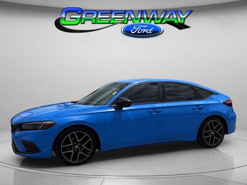 Boost Blue Pearl 2022 Honda Civic Sport Touring