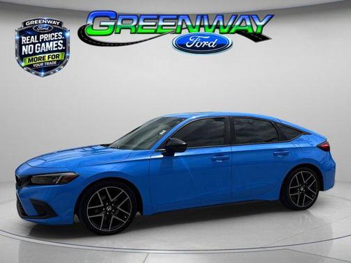 Boost Blue Pearl 2022 Honda Civic Sport Touring