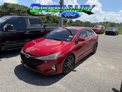 Scarlet Red 2019 Hyundai ELANTRA Sport