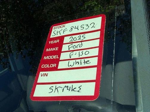 OXFORD WHITE 2025 Ford F-150 XL