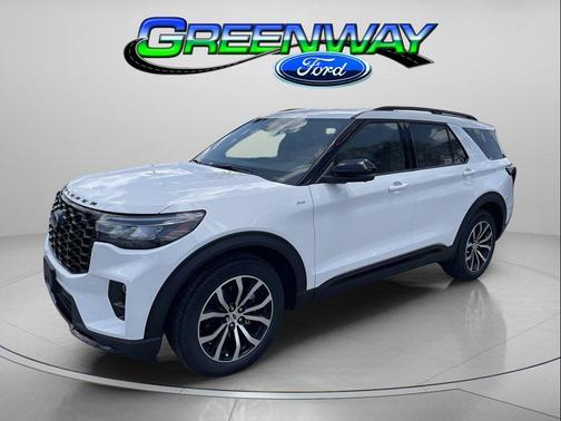STAR WHITE MET TRI-COAT 2026 Ford Explorer ST-Line