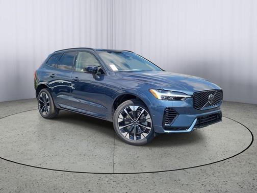 Denim Blue Metallic 2026 Volvo XC60 Plug-In Hybrid Plus, T8 AWD Electric/Gasoline, Dark