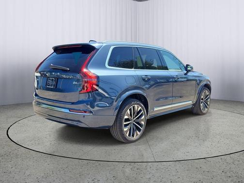 Denim Blue Metallic 2026 Volvo XC90 Plus, B6 AWD Gas (mild hybrid), Gasoline, Bright, 7 Seats