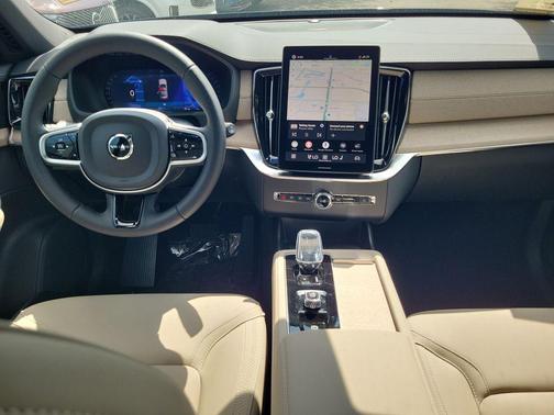 Denim Blue Metallic 2026 Volvo XC90 Plus, B6 AWD Gas (mild hybrid), Gasoline, Bright, 7 Seats