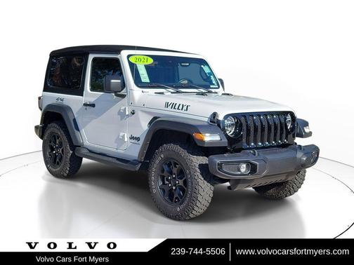 Bright White Clearcoat 2021 Jeep Wrangler Willys