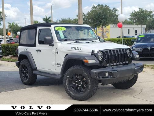 Bright White Clearcoat 2021 Jeep Wrangler Willys