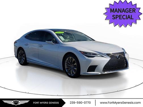 Eminent White Pearl 2023 Lexus LS 500 Base