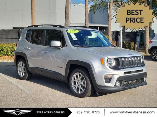 Glacier Metallic Clearcoat 2021 Jeep Renegade Latitude