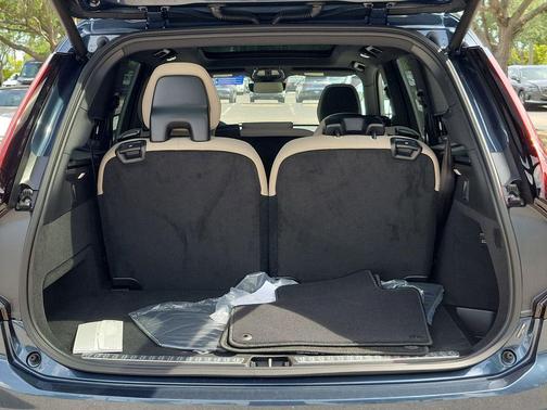 Denim Blue Metallic 2026 Volvo XC90 Core, B5 AWD Gas (mild hybrid), Gasoline, Bright, 7 Seats