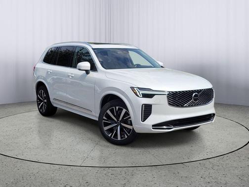 Crystal White Pearl 2026 Volvo XC90 Core, B5 AWD Gas (mild hybrid), Gasoline, Bright, 7 Seats
