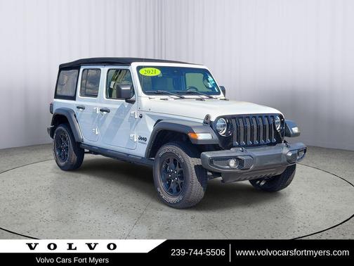 Bright White Clearcoat 2021 Jeep Wrangler Willys