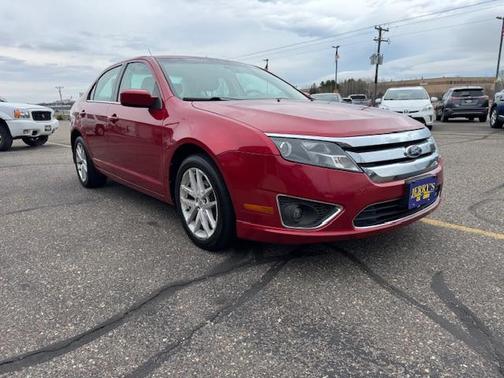 Red 2011 Ford Fusion SEL