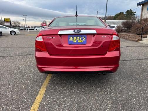 Red 2011 Ford Fusion SEL