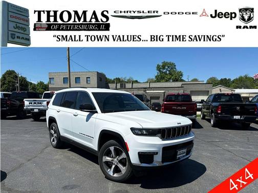 Bright White Clearcoat 2023 Jeep Grand Cherokee L Limited