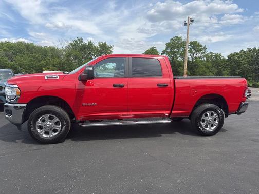 Flame Red Clearcoat 2024 RAM 2500 Big Horn Crew Cab 4x4 6'4' Box