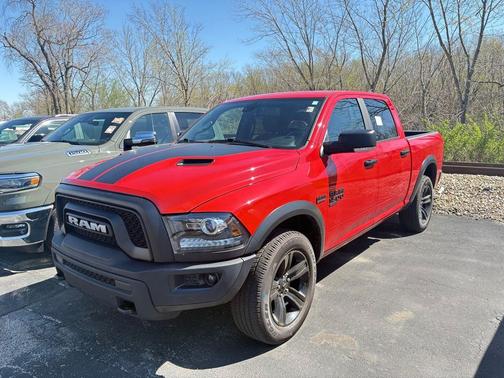 Flame Red Clearcoat 2024 RAM 1500 Classic Warlock Crew Cab 4x4 5'7' Box