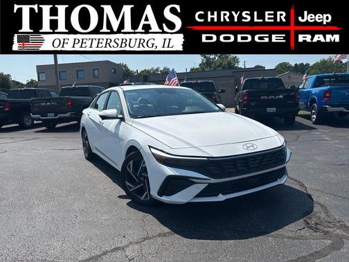 White 2024 Hyundai ELANTRA Limited
