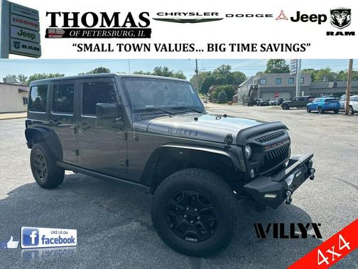 Granite Crystal Metallic Clearcoat 2017 Jeep Wrangler Unlimited Willy Wheeler 4x4