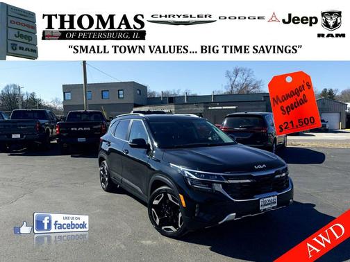 Fusion Black 2024 Kia Seltos SX Turbo