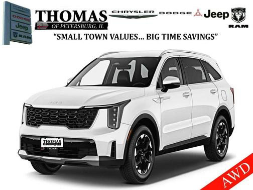 Glacial White Pearl 2024 Kia Sorento S