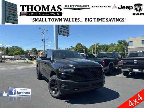 Diamond Black 2026 RAM 1500 Warlock Crew Cab 4x4 5'7' Box