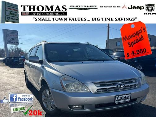 Silver 2010 Kia Sedona EX