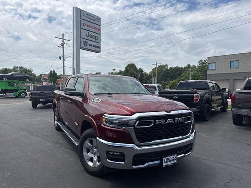 Red 2025 RAM 1500 Big Horn/Lone Star