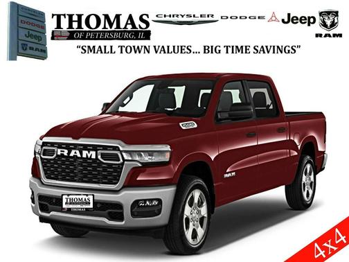 Red 2025 RAM 1500 Big Horn/Lone Star
