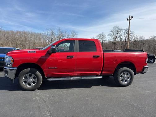 Flame Red Clearcoat 2024 RAM 2500 Big Horn Crew Cab 4x4 6'4' Box