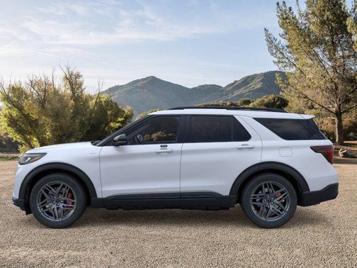SPACE WHITE METALLIC 2026 Ford Explorer ST-Line