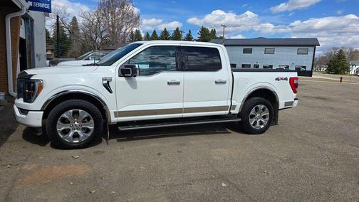 STAR WHITE METALLIC TRICOAT 2022 Ford F-150 Platinum