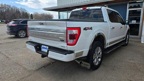 STAR WHITE METALLIC TRICOAT 2022 Ford F-150 Platinum